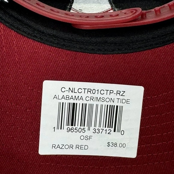 NWT Alabama Crimson Tide ‘47 Brand Red Trucker Snapback Mesh Hat Cap OSFA 🏈 (A1) - Picture 2 of 5